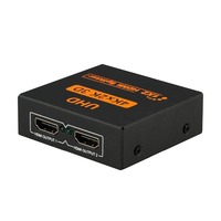 Répartiteur HDMI 4K Ultra HD 30Hz 3D, Commutateur HDMI HD 1x2 1080P, Répéteur 1 entrée 2 sorties pour HDTV, Projecteur, PS3
