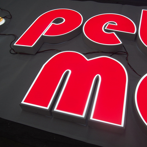 Factory Illuminated Sign <strong>Alphabet</strong> Slide <strong>Letters</strong> Backlit Channel <strong>Letter</strong> For Decoration