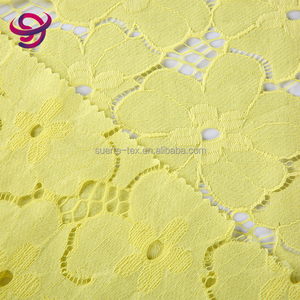 <span class=keywords><strong>Top</strong></span> quality new fashion bella coreano giallo <span class=keywords><strong>tulle</strong></span> tessuto di pizzo - Product Image 2