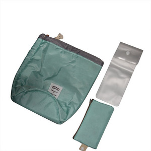 Wholesales Custom Fashion Travel Barrel <strong>Drawstring</strong> Cosmetic <strong>Makeup</strong> Pouch Organizer <strong>Bag</strong> - Product Image 6
