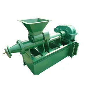 Round wood rod making machine|screw sawdust briquette charcoal plant|rice husk stick extruder price