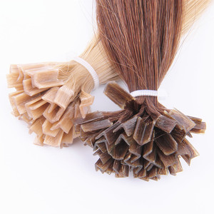 All'ingrosso cheratina italiana Prebonded Flat/I/V/U punta extension per capelli a doppio disegno Itip capelli umani extension - Product Image 3