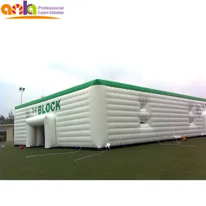 आउटडोर glamping बड़ी घटनाओं के लिए inflatable घन तम्बू बिक्री