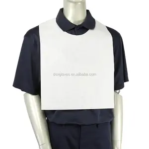 Disposable Bib Restaurant Aprons Non-woven Adult Bib Aprons OEM China Wholesale Silicone Bibs for Adults