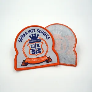 Parche de tela deportiva tejida con Logo personalizado, insignia para uniforme de ropa - Product Image 1