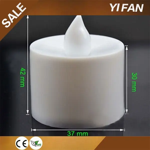 White Soft Flicker LED Tealight Candle