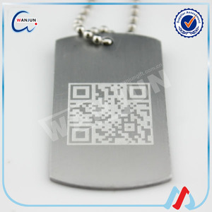 (Dt-98) etiqueta de identificación de perro de código QR barata para mascotas/etiquetas de metal de identificación de mascota al por mayor - Product Image 4