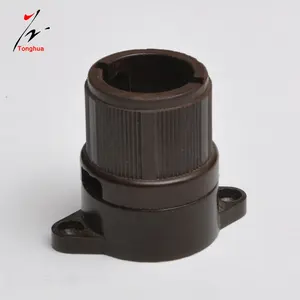 Tonghua Cổ Điển Trang Trí Mặt Dây Chuyền Thiết Bị Chiếu Sáng Không Có Vòng B22 Đen Bakelite Đèn Giữ cho Bóng Đèn Edison Cài Đặt Trong Nhà