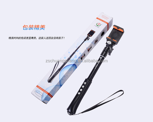 Telescópica de aluminio monopod, <span class=keywords><strong>bluetooth</strong></span> incorporado <span class=keywords><strong>selfie</strong></span> palo con 1/4 internacional interfaz de tornillo <span class=keywords><strong>para</strong></span> el smartphone - Product Image 3