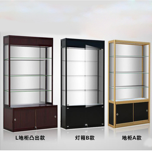 Meuble de pharmacie design éco-responsable moderne et simple <span class=keywords><strong>avec</strong></span> éclairage LED, verre trempé MDF et <span class=keywords><strong>serrure</strong></span> en alliage d'aluminium - Product Image 2