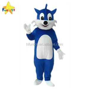 Funtoys Adult Blue Cat Movie Charater Mascot Costume
