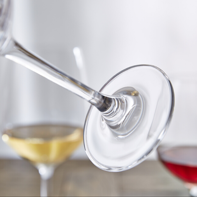 KW-007 24-Ounce Classic White Wine Glass Set Clear 3-Piece top quality