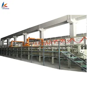 automatic rack or barrel type metal electroplating line /rack plating equipment / zinc barrel plating plant for sale