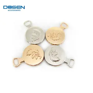 Vêtement avec <span class=keywords><strong>fermeture</strong></span> <span class=keywords><strong>éclair</strong></span> en métal rond, Logo de gaufrage personnalisé, glissière en métal, <span class=keywords><strong>curseur</strong></span> sans Nickel, tête de <span class=keywords><strong>fermeture</strong></span> <span class=keywords><strong>éclair</strong></span> pour sacs à main et veste en cuir - Product Image 1