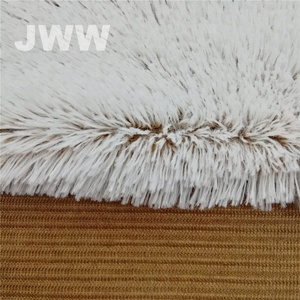 Molto morbido a pelo lungo bianco e nero della pelliccia del faux Tessuto <span class=keywords><strong>minky</strong></span> All'ingrosso - Product Image 5