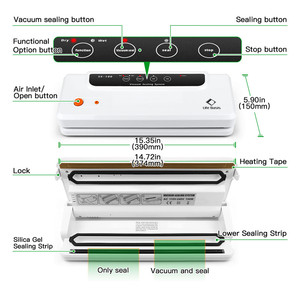 2018 Venta caliente <span class=keywords><strong>Amazon</strong></span> eléctrica automática máquina de envasado <span class=keywords><strong>al</strong></span> vacío - Product Image 3