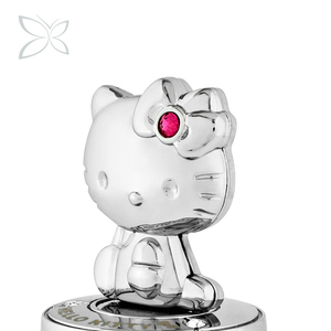 Crystocraft Hello Kitty Sanrio Licence Personnage Figurine Brillant Coupe Cristaux Chrome Rosaline Souvenir Bijoux Bibelot Boîte - Product Image 4