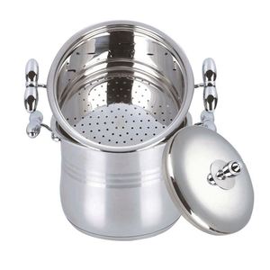 30 grands Pots à fruits en acier inoxydable et cuiseur vapeur, carrés de grande qualité - Product Image 1