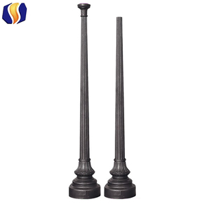 장식적인 가로등 폴란드 무쇠 전등 기둥 고대 정원 램프 - Product Image 1