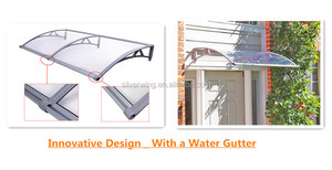 Tende da sole <span class=keywords><strong>in</strong></span> <span class=keywords><strong>policarbonato</strong></span> porta Decorativo economico copertura della pioggia <span class=keywords><strong>per</strong></span> applique da parete del balcone - Product Image 3