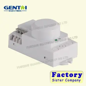 Chumbo super sensitive microwave sensor de movimento detectar distância max 12m 5.8G freqüência sensor de radar