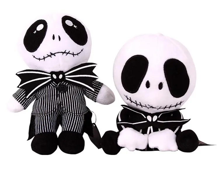 La pesadilla antes de Navidad muñeca de La felpa Anime Jack demonio del cráneo de peluche de juguete de Halloween esqueleto de peluche de felpa
