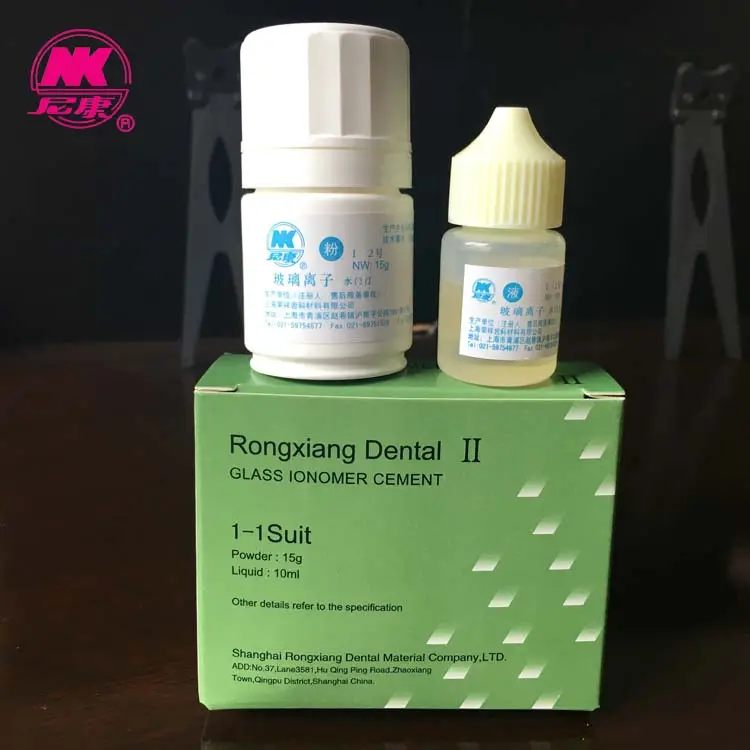 Hochwertiger permanenter Dentalglas-Ionomer zement (Typ II) für hintere Restaurationen Zahn zement für Zähne