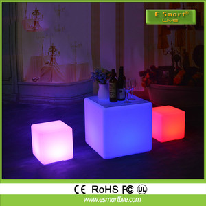 Silla de plástico llevó cachorro, control remoto llevó cubo, iluminado llevó silla del cubo - Product Image 1