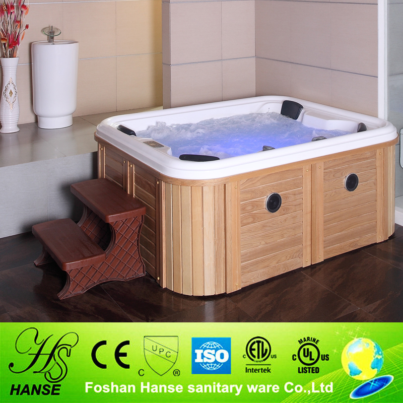 Hs-094c intérieure rectangle 4 personne jet remous baignoire extra large