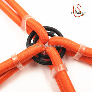 8mm ronde <span class=keywords><strong>Bracelet</strong></span> <span class=keywords><strong>cordon</strong></span> élastique avec crochet en plastique - Product Image 2