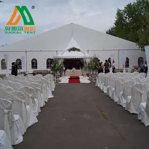 White 10x30m Luxury Party Tent Outdoor Wedding Marquee For Event