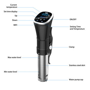 Máy Sous Vide Nồi nấu chậm kỹ thuật số có màn hình kỹ thuật số Máy tuần hoàn ngâm Ipx7 Toàn bộ chống nước - Product Image 3