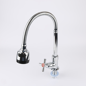 Giá thấp chrome đánh bóng linh hoạt vòi nước nhà bếp - Product Image 2