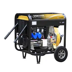 히언스 6.5KW 휴대용 오픈 프레임 모델 <span class=keywords><strong>8KVA</strong></span> 디젤 발전기 판매 - Product Image 1