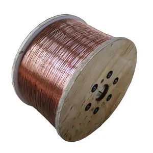 Varilla de alambre de cobre de 8mm, varilla de aluminio revestida de cobre, precio de proveedor de fábrica