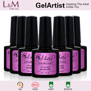 เจลทาเล็บแฟชั่นสีรุ้งยี่ห้อ Hot Brand GelArtist - Product Image 4
