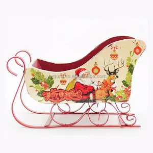 Natale sleigh mestiere, decorazione di natale forniture, decorazione di natale in legno