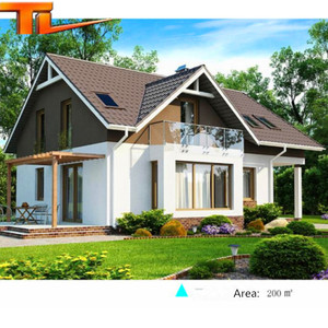 Nhà Thép Ánh Sáng Xuất Khẩu Nhà Đúc Sẵn Biệt Thự Thép Ánh Sáng - Product Image 4