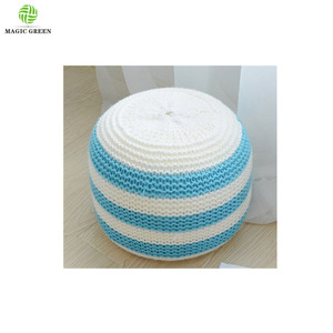 Oreiller, coussin, <span class=keywords><strong>pouf</strong></span>, fauteuil paresseux, sac en tricot créatif, ballon de fauteuil, <span class=keywords><strong>pouf</strong></span>, lavable en machine, 100% coton, acrylique, rempli de micro-<span class=keywords><strong>billes</strong></span> - Product Image 6