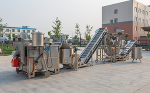 Factory <strong>Supplier</strong> LGP Gas Electric Heating Batch <strong>Type</strong> Deep Fryer Peanut Cashew Nut Almond Hazel Nut Walnut Chip Frying <strong>Machine</strong> - Product Image 4