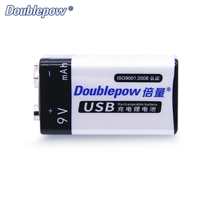 Filtre plat de cellules 9v lithium <span class=keywords><strong>ion</strong></span> 650mah usb métal polymère Batterie - Product Image 3
