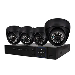 Alibaba diverifikasi pemasok 5MP keamanan kabel Digital Kamera CCTV sistem DVR 4CH Kit 2MP 1080P pabrik OEM