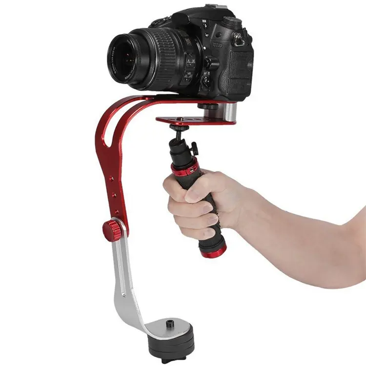 Estabilizador de vídeo barato, estabilizador de vídeo para câmera digital, steadycam, dslr pro, com câmera digital