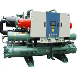 Water Cooled Chiller with Heat Recovery, Dual Circuit Screw Type Water Chiller