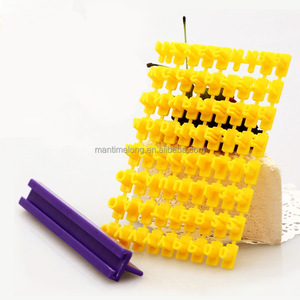 الأبجدية عدد الكوكيز البسكويت إلكتروني ختم المزخرف فندان قالب تزيين الكيك الكبح القاطع - Product Image 2