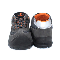 Últimos Modelos de Zapatos de Seguridad de Cuero Ligeros con Puntera de Acero para Trabajo Industrial, para Hombre y Mujer