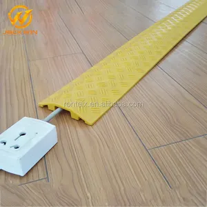 批发耐用的黄色或黑色1通道PVC电缆管理/电缆护罩/电缆托盘