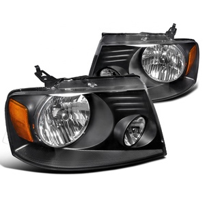 Fari anteriori neri per <span class=keywords><strong>Ford</strong></span> F150 F-150 Pickup 2004-<span class=keywords><strong>2008</strong></span> - Product Image 1