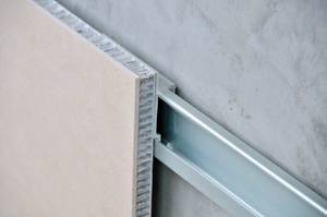 Aluminium Waben steinplatte Außenwand verkleidung Hotels Villen Einkaufs zentren Wohnungen Langlebige dekorative Vorhang fassaden im Freien