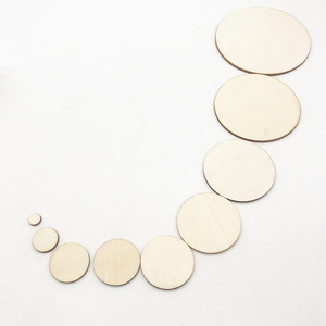 Naturale bianco di formato personalizzato <span class=keywords><strong>cerchio</strong></span> di <span class=keywords><strong>legno</strong></span> - Product Image 4